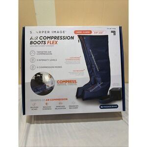 Sharper Image Air Compression Boots Flex Leg Recovery System Large/X-Large
